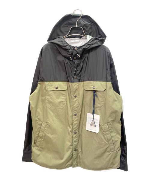 MONCLER（モンクレール）MONCLER (モンクレール) DONAN GIUBBOTTO マウンテンパーカー オリーブ×ブラック サイズ:3の古着・服飾アイテム