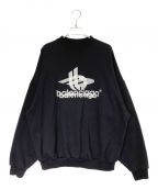 BALENCIAGAバレンシアガ）の古着「Layered Sports Round Sweatshirt」｜ブラック