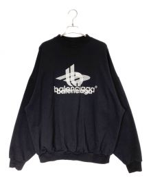 BALENCIAGA（バレンシアガ）の古着「Layered Sports Round Sweatshirt」｜ブラック