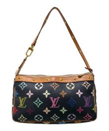 LOUIS VUITTON（ルイ ヴィトン）の古着「ポシェット アクセソワール モノグラム マルチカラー」｜ノワール