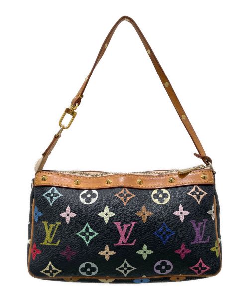 LOUIS VUITTON（ルイ ヴィトン）LOUIS VUITTON (ルイ ヴィトン) ポシェット アクセソワール モノグラム マルチカラー ノワールの古着・服飾アイテム