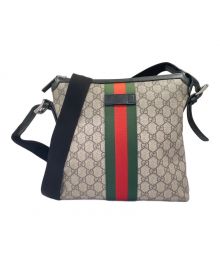 GUCCI（グッチ）の古着「GGスプリームショルダーバッグ」｜ベージュ