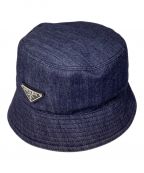 PRADAプラダ）の古着「Denim bucket hat（デニムバケットハット）」