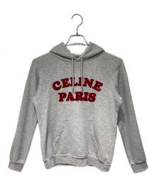 CELINE（セリーヌ）の古着「COTTON AND CASHMERE HOODIE（コットンアンドカシミヤフーディー）」｜グレー