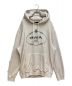 PRADA（プラダ）の古着「Embroidery Logo Hoodie（エンブロイダリーロゴフーディー）」｜アイボリー