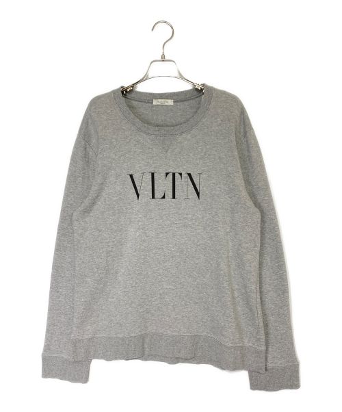 VALENTINO（ヴァレンティノ）VALENTINO (ヴァレンティノ) VLTNロゴスウェット グレー サイズ:Lの古着・服飾アイテム