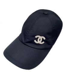 CHANEL（シャネル）の古着「CC ベースボールキャップ」｜ブラック