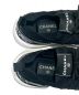 中古・古着 CHANEL (シャネル) ココマーク ニット ロゴ スニーカー ブラック サイズ:39：70000円