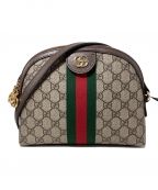 GUCCIグッチ）の古着「Ophidia Small Shoulder Bag（オフィディアスモールショルダーバッグ）」｜ベージュ