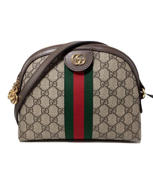 GUCCI（グッチ）GUCCI (グッチ) Ophidia Small Shoulder Bag（オフィディアスモールショルダーバッグ） ベージュ サイズ:-の古着・服飾アイテム