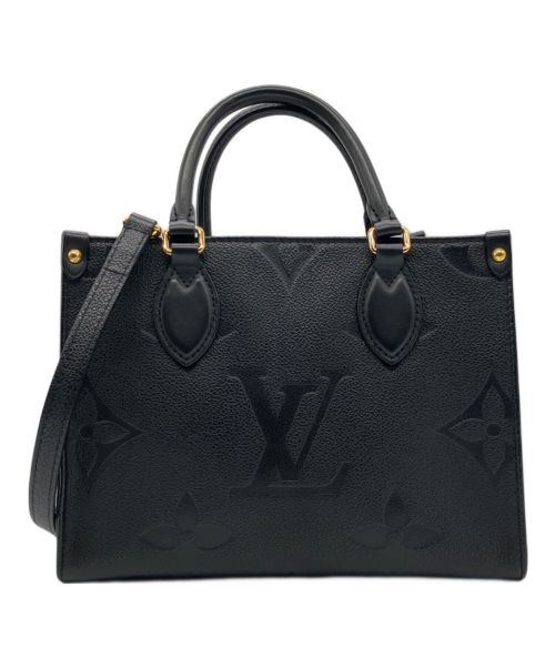 LOUIS VUITTON（ルイ ヴィトン）LOUIS VUITTON (ルイ ヴィトン) モノグラム・アンプラント/オンザゴーPM ノワール サイズ:PMの古着・服飾アイテム