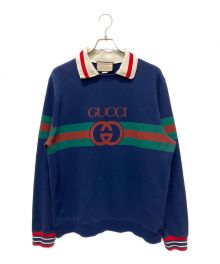 GUCCI（グッチ）の古着「インターロッキングGスウェット」｜ネイビー