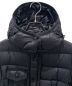 中古・古着 MONCLER (モンクレール) HERMINE/ダウンコート ブラック サイズ:1：150000円