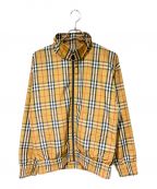 BURBERRY LONDONバーバリーロンドン）の古着「Nova Check Zipped Jacket（ノヴァチェックジップジャケット）」｜ベージュ