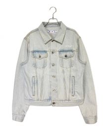 OFFWHITE（オフホワイト）の古着「バックロゴデニムジャケット」｜インディゴ