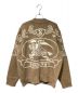 BURBERRY (バーバリー) Logo Intarsia Knit Cardigan（ロゴインターシャニットカーディガン） ブラウン サイズ:L：60000円