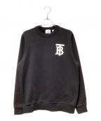 BURBERRYバーバリー）の古着「TB Logo Sweat Shirt（TBロゴスウェット)」｜ブラック