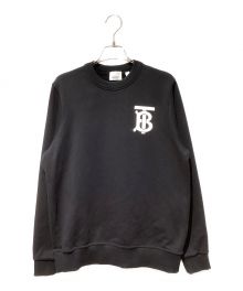 BURBERRY（バーバリー）の古着「TB Logo Sweat Shirt（TBロゴスウェット)」｜ブラック