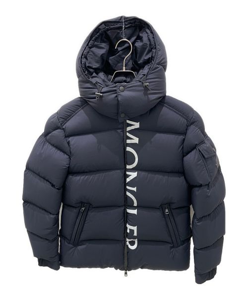 MONCLER（モンクレール）MONCLER (モンクレール) MAURES/ダウンジャケット ネイビー×ブラック サイズ:1の古着・服飾アイテム