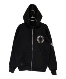 CHROME HEARTS（クロムハーツ）の古着「ホースシューロゴジップパーカー」｜ブラック