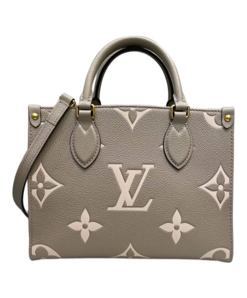 LOUIS VUITTON（ルイ ヴィトン）LOUIS VUITTON (ルイ ヴィトン) オンザゴーPM トゥルトレール×クレーム サイズ:PMの古着・服飾アイテム