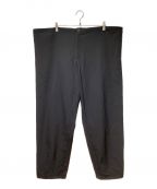 Yohji Yamamoto pour hommeヨウジヤマモト プールオム）の古着「Wool pants with suspender（サスペンダー付きウールパンツ）」｜ブラック