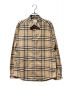 BURBERRY（バーバリー）の古着「nova check shirt（ノヴァチェックシャツ）」｜ベージュ