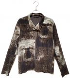 HOMME PLISSE ISSEY MIYAKEオムプリッセ イッセイ ミヤケ）の古着「Tie-dye pattern pleats jacket（タイダイプリーツジャケット）」｜ブラック×ブラウン