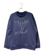 LOUIS VUITTONルイ ヴィトン）の古着「LV Stitch Embroidery Sweatshirt（LVステッチエンブロイダリースウェット）」｜ネイビー