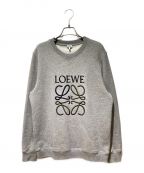 LOEWEロエベ）の古着「Anagram Embroidery Sweatshirt（アナグラムエンブロイダリースウェットシャツ）」｜グレー