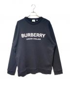 BURBERRYバーバリー）の古着「ロゴスウェット」｜ブラック