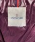 中古・古着 MONCLER (モンクレール) HERMIFUR/ダウンコート ワインレッド サイズ:1：110000円