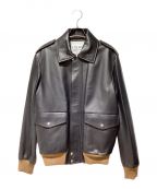 LOEWEロエベ）の古着「A2-TYPE Leather Jacket（A2タイプレザージャケット）」｜ブラック