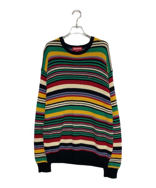 SUPREME（シュプリーム）Supreme (シュプリーム) Small Box Ribbed Sweater マルチカラー サイズ:Mの古着・服飾アイテム