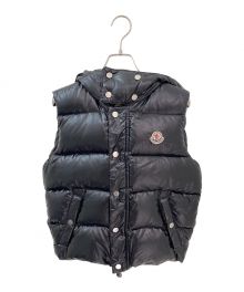 MONCLER×BALENCIAGA（モンクレール×バレンシアガ）の古着「フードジップダウンベスト」｜ブラック