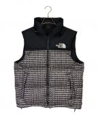 SUPREME×THE NORTH FACEシュプリーム×ザ ノース フェイス）の古着「Studded Nuptse Vest」｜ブラック