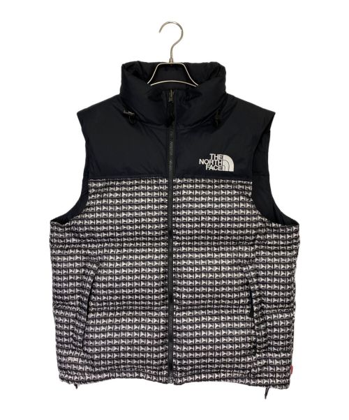 SUPREME（シュプリーム）SUPREME (シュプリーム) THE NORTH FACE (ザ ノース フェイス) Studded Nuptse Vest ブラック サイズ:Mの古着・服飾アイテム