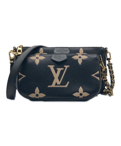 LOUIS VUITTON（ルイ ヴィトン）LOUIS VUITTON (ルイ ヴィトン) ミュルティ･ポシェット･アクセソワール ブラックの古着・服飾アイテム