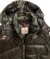 中古・古着 MONCLER (モンクレール) DASSIN/レザーダウンジャケット ブラック サイズ:3：300000円