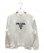 PRADAプラダ）の古着「PRD 23FW 1913 pullover sweatshirt」｜ホワイト