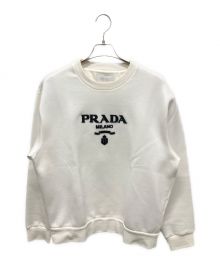 PRADA（プラダ）の古着「PRD 23FW 1913 pullover sweatshirt」｜ホワイト