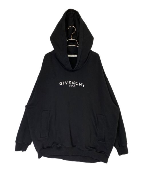 GIVENCHY（ジバンシィ）GIVENCHY (ジバンシィ) ロゴパーカー ブラック サイズ:Sの古着・服飾アイテム