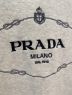 中古・古着 PRADA (プラダ) クロップドロゴスウェット ベージュ サイズ:XS：90000円