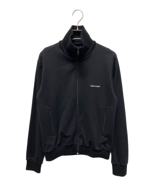 BALENCIAGA（バレンシアガ）BALENCIAGA (バレンシアガ) ストレッチ ジャージー ジップアップ トラックジャケット ブラック サイズ:36の古着・服飾アイテム