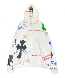 CHROME HEARTS（クロムハーツ）の古着「マルチプリントパーカー」｜ホワイト