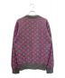 LOUIS VUITTON (ルイ ヴィトン) モノグラムデザイン カシミヤニット グレー サイズ:SIZE S：110000円