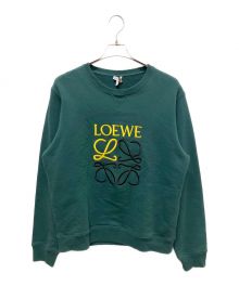 LOEWE（ロエベ）の古着「ロエベ アナグラム レギュラーフィット スウェットシャツ」｜グリーン