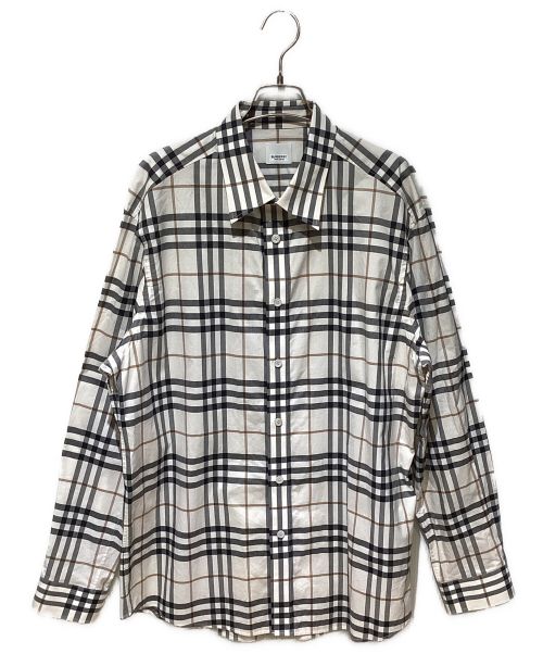 BURBERRY（バーバリー）BURBERRY (バーバリー) ノヴァチェックシャツ アイボリー サイズ:XXLの古着・服飾アイテム