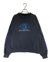 BALENCIAGA（バレンシアガ）の古着「ダメージ加工スウェット」｜グレー