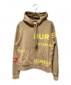 BURBERRYバーバリー）の古着「Horse Ferry Hoodie（ホースフェリーパーカー）」｜ブラウン